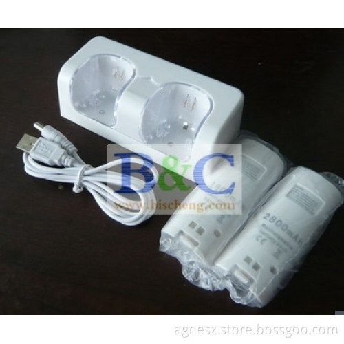Wii Dual Charger with Blue light